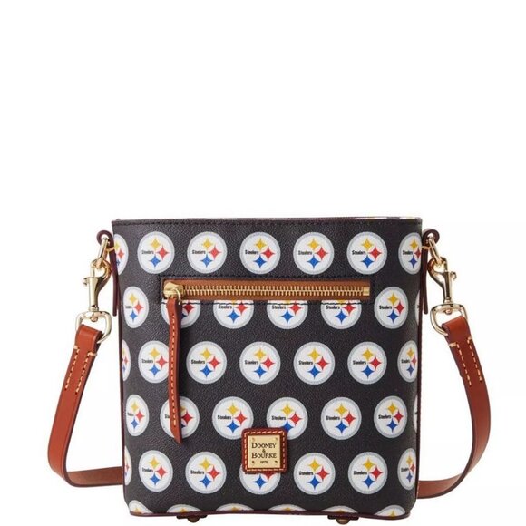 Womens Dooney Bourke Pittsburgh Steelers Small Zip Crossbody Purse NWT - Picture 4 of 5